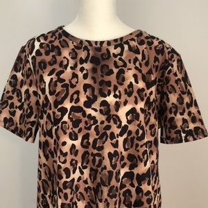 EUC ZARA Animal print swing dress